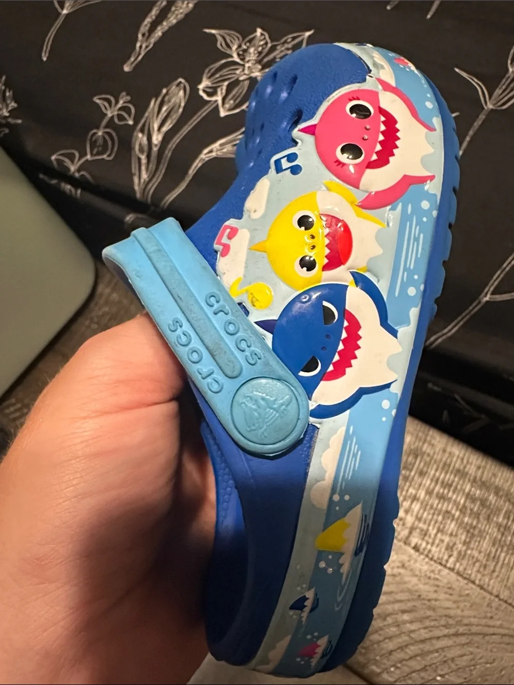 CROCS Kids' Light Blue & Blue Classic Clog Sandals